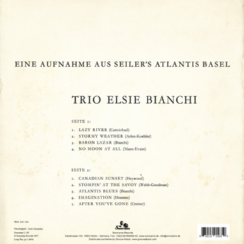 ELSIE BIANCHI TRIO  At Seiler`s Atlantis